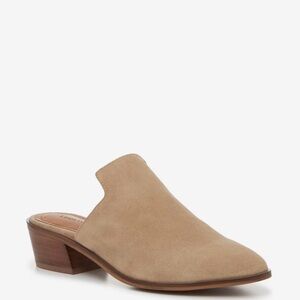 Lucky Brand Suede Tan Mules
